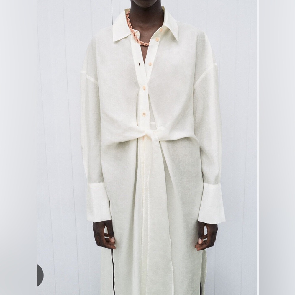 Zara BNWT size S white dress